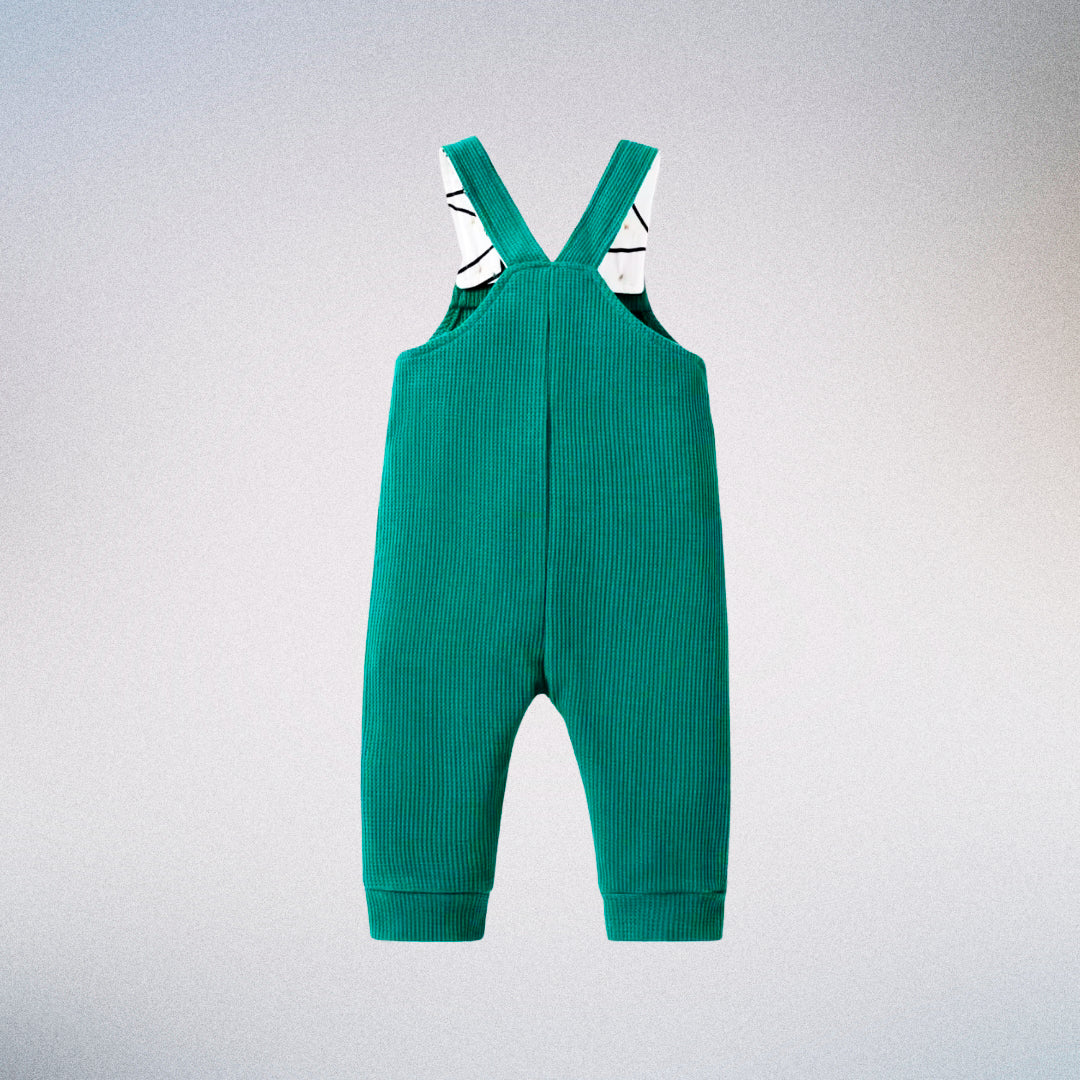 Austin Overalls - Cozy Waffle Fabric (3-24M)