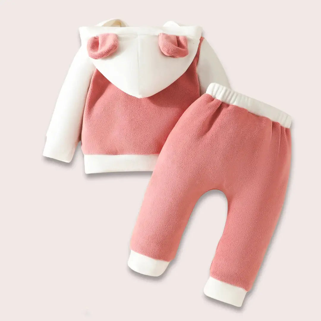 Autumn Love - Baby Heart Hoodie & Pants Set