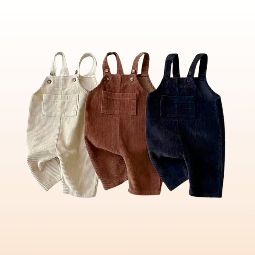 Autumn Adventure Corduroy Overalls 🍂 Cozy Fall Vibes for Baby (9M-3T)