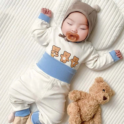 Baby Clothes 2pcs Sets Autumn  Winter Baby Pajama Set Bottom Underwear Two-piece Set Cotton Baby Boy Long Sleeves Outfit