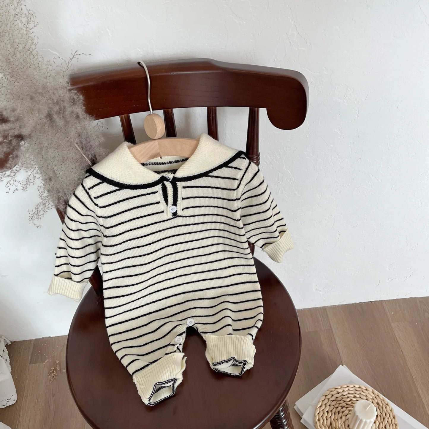 Nautical Dreams – Baby Sailor Romper Set