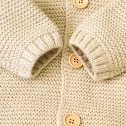 Chicago Chic Knits - Faux Fur Hooded Romper (3-24M)