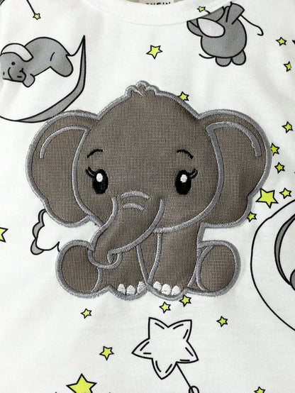 Newborn Elephant Dreams Romper