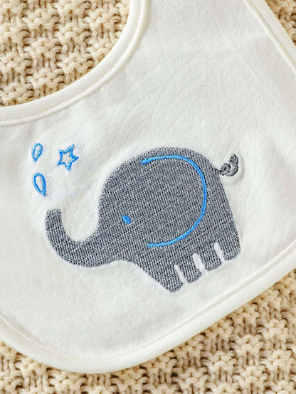 Elephant Streetwear Fashion - Pantsuit + Hat + Gloves + Bib (0-6M)