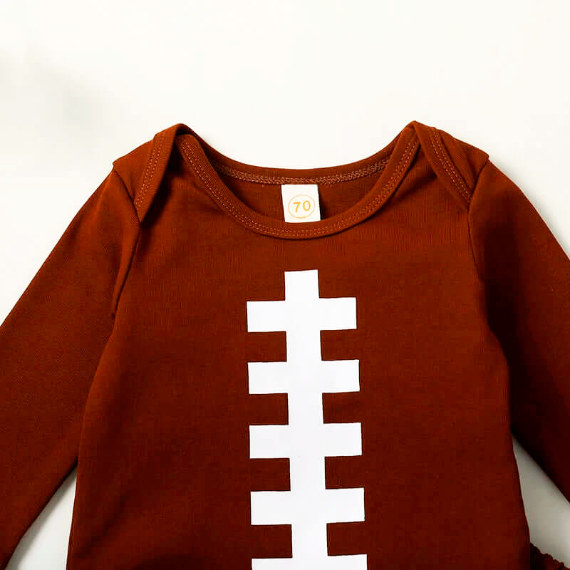 Are You Ready For Some Football!! Onsie + Pants + Hat + Gloves (3-18M)