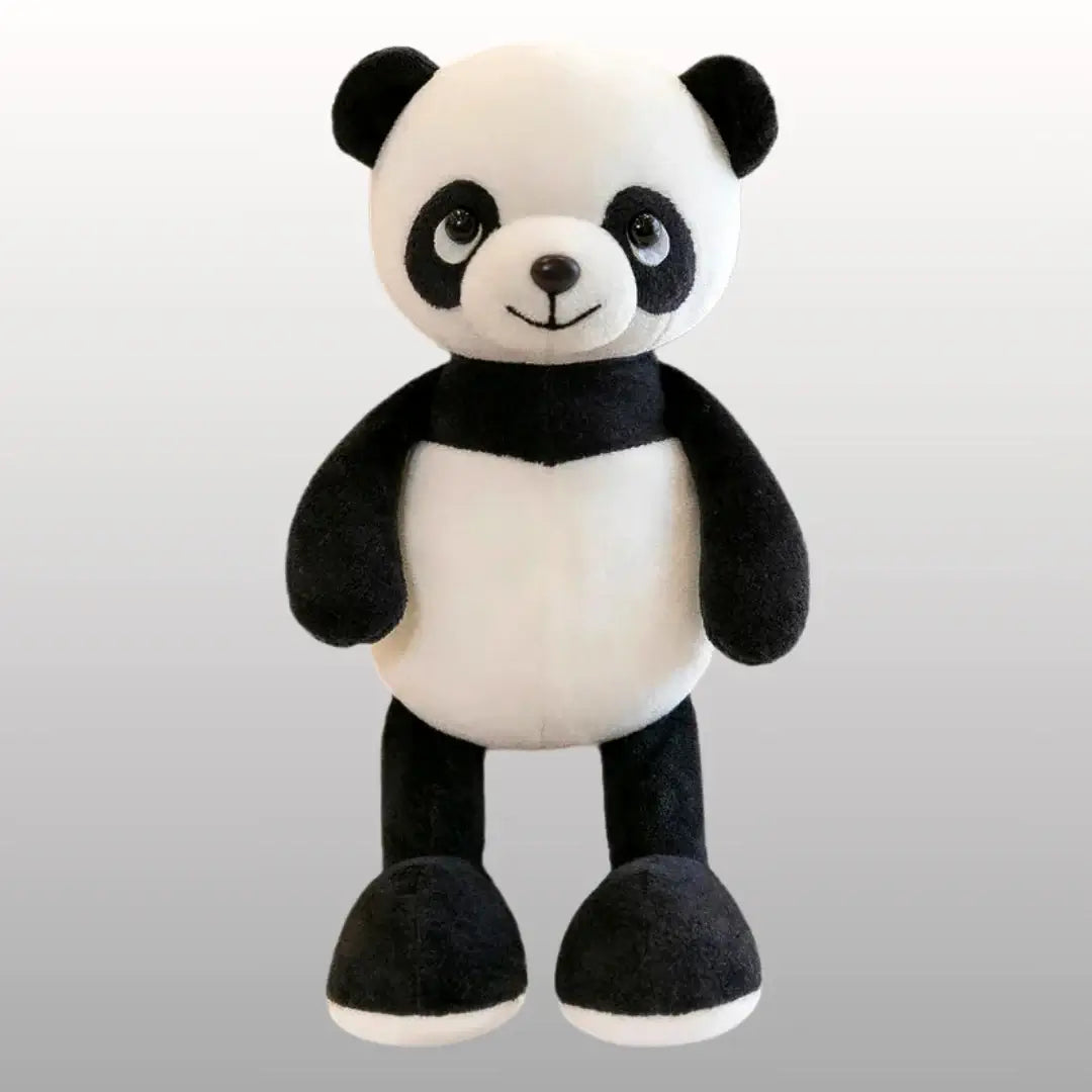 Adorable panda plush toy perfect for snuggles and jungle-themed adventures. Soft, huggable, and durable design for playtime.