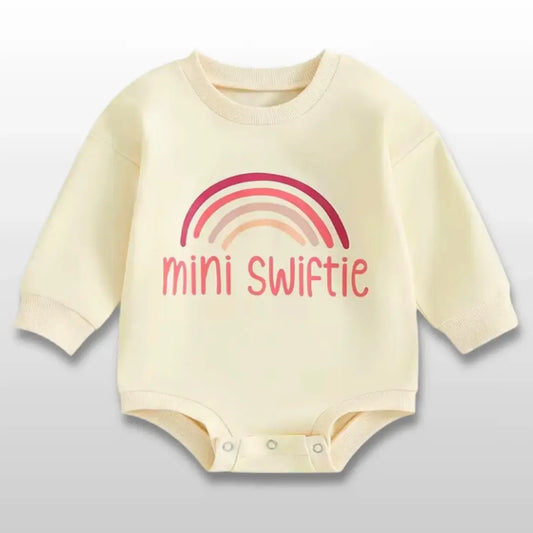 Baby Romper, Long-Sleeve Crew Neck Bodysuit for Little Swifties! (0-18M)