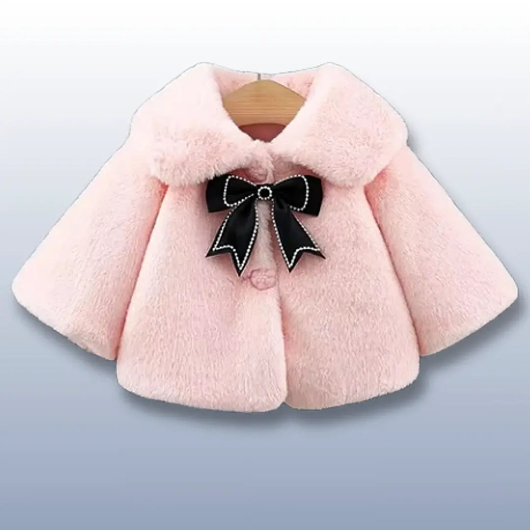 Royal Winter Baby 👑 Luxe Faux Fur Overcoat for Toddlers (9M-3T)