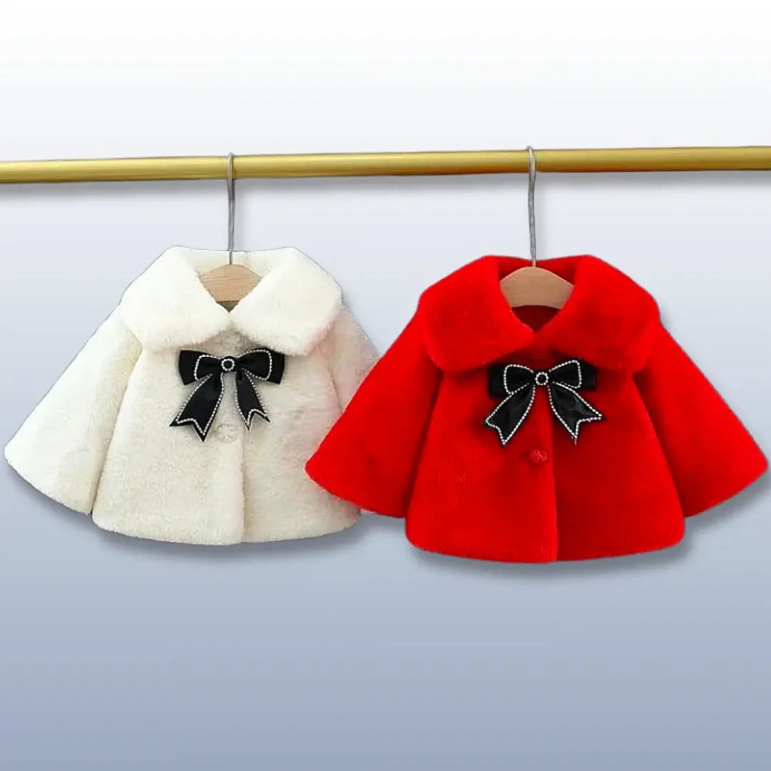 Royal Winter Baby 👑 Luxe Faux Fur Overcoat for Toddlers (9M-3T)