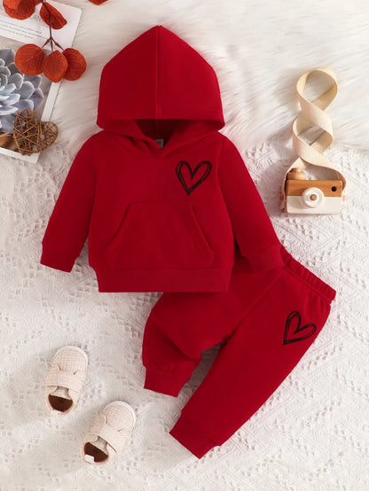 Love Heart Hoodie and Matching Joggers 