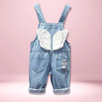 Soho Harmony Rainbow Overalls (w/Angel Wings in Back) (9M-3T)