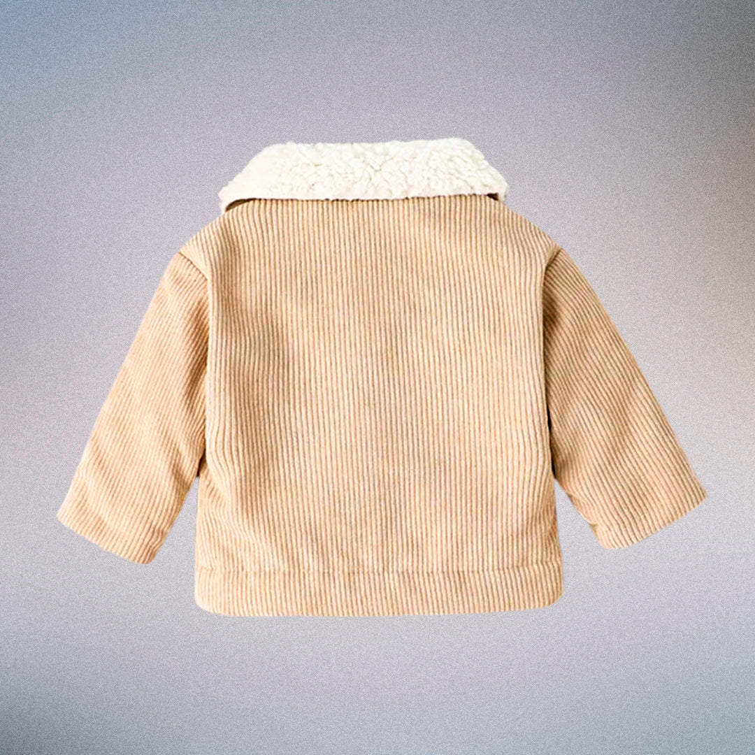 Tiny Trailblazer 🍁 Plush-Collar Corduroy Jacket (3M-3T)