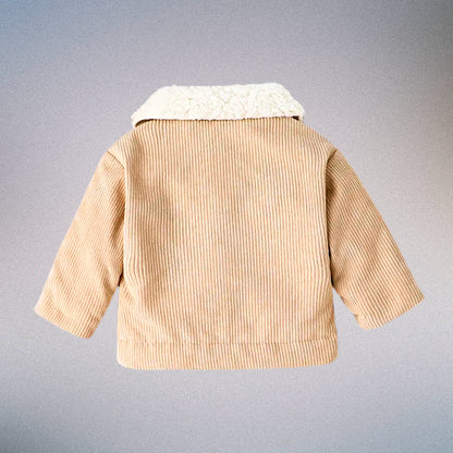 Tiny Trailblazer 🍁 Plush-Collar Corduroy Jacket (3M-3T)