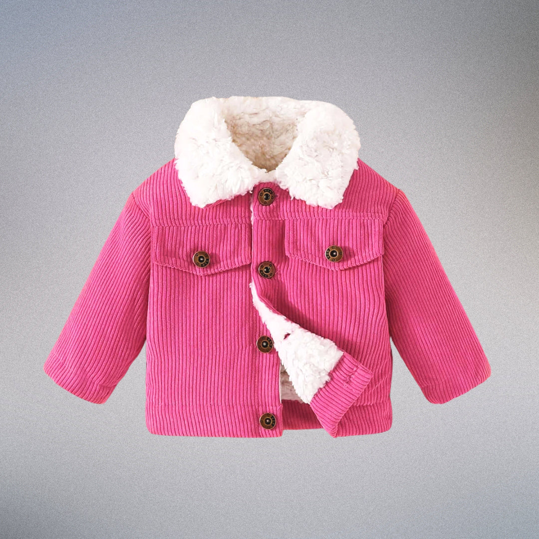 Tiny Trailblazer 🍁 Plush-Collar Corduroy Jacket (3M-3T)